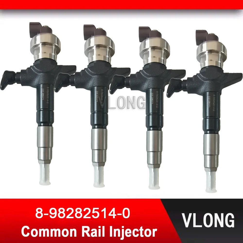 8-98282514-0 New Durable Common Rail Injector Assy For ISUZU 4JJ1 4JK1 Diesel Fuel Injector 295050-2162 295050-2161 295050-2160