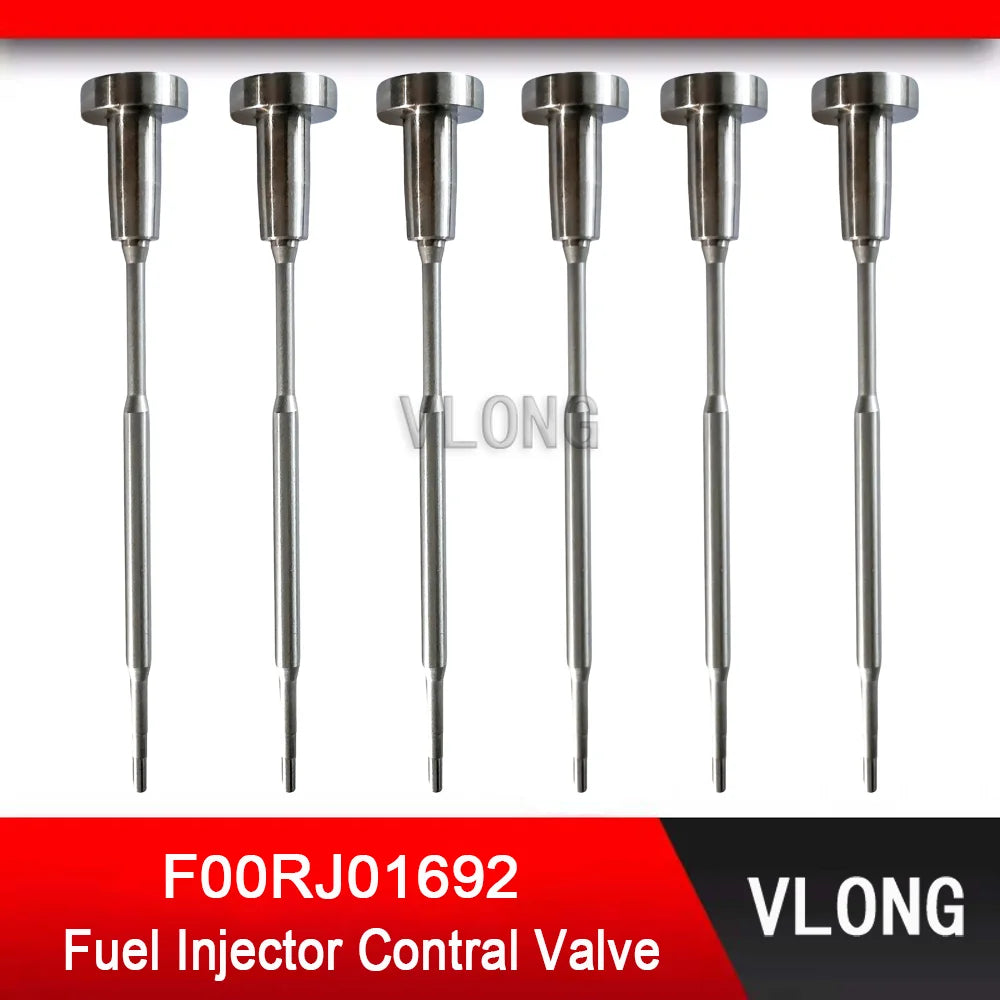 6PCS F00RJ01692 Common Rail Injector Control Valve For Weichai WP6 Fuel Injector 0445120 081/107/129/130/149/150/169/170/191