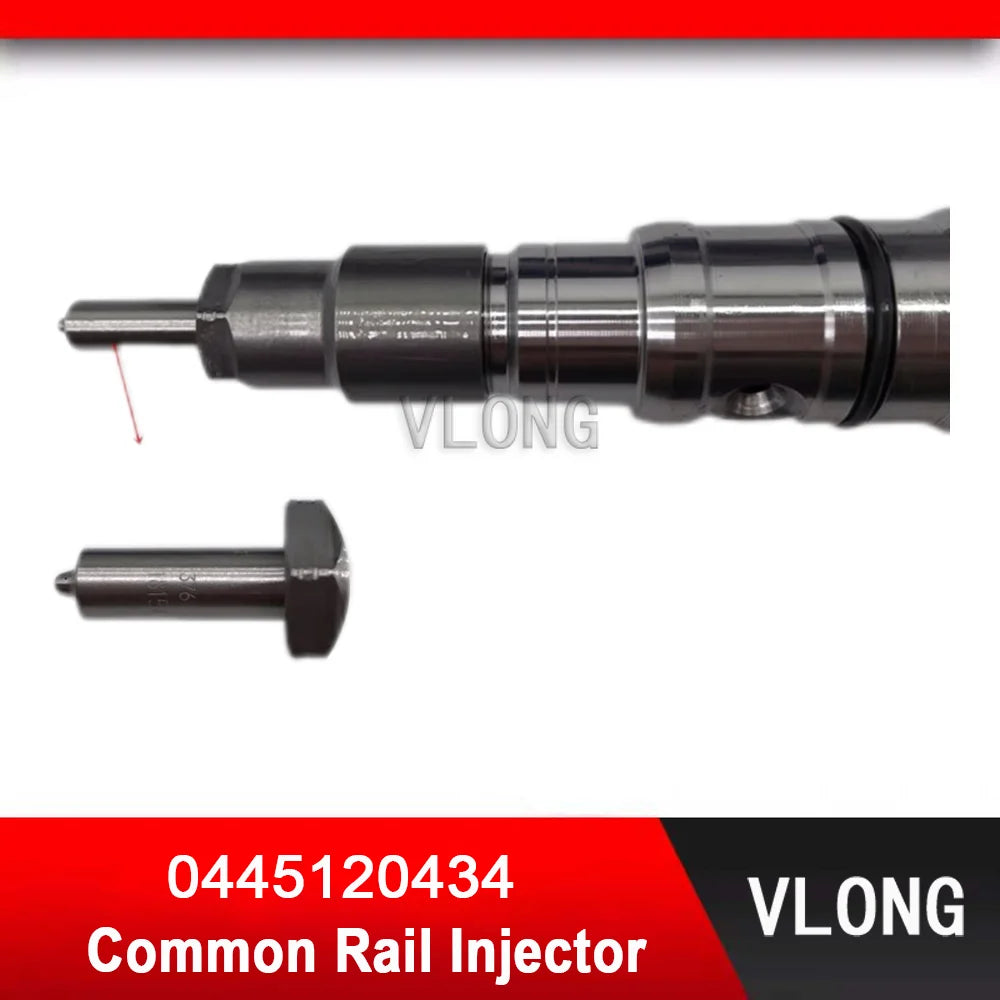 0445120434 New Durable Fuel Injector For YUICHAI Engine Common Rail Injector L47001112100A38 L4700-1112100-A38 0 445 120 434