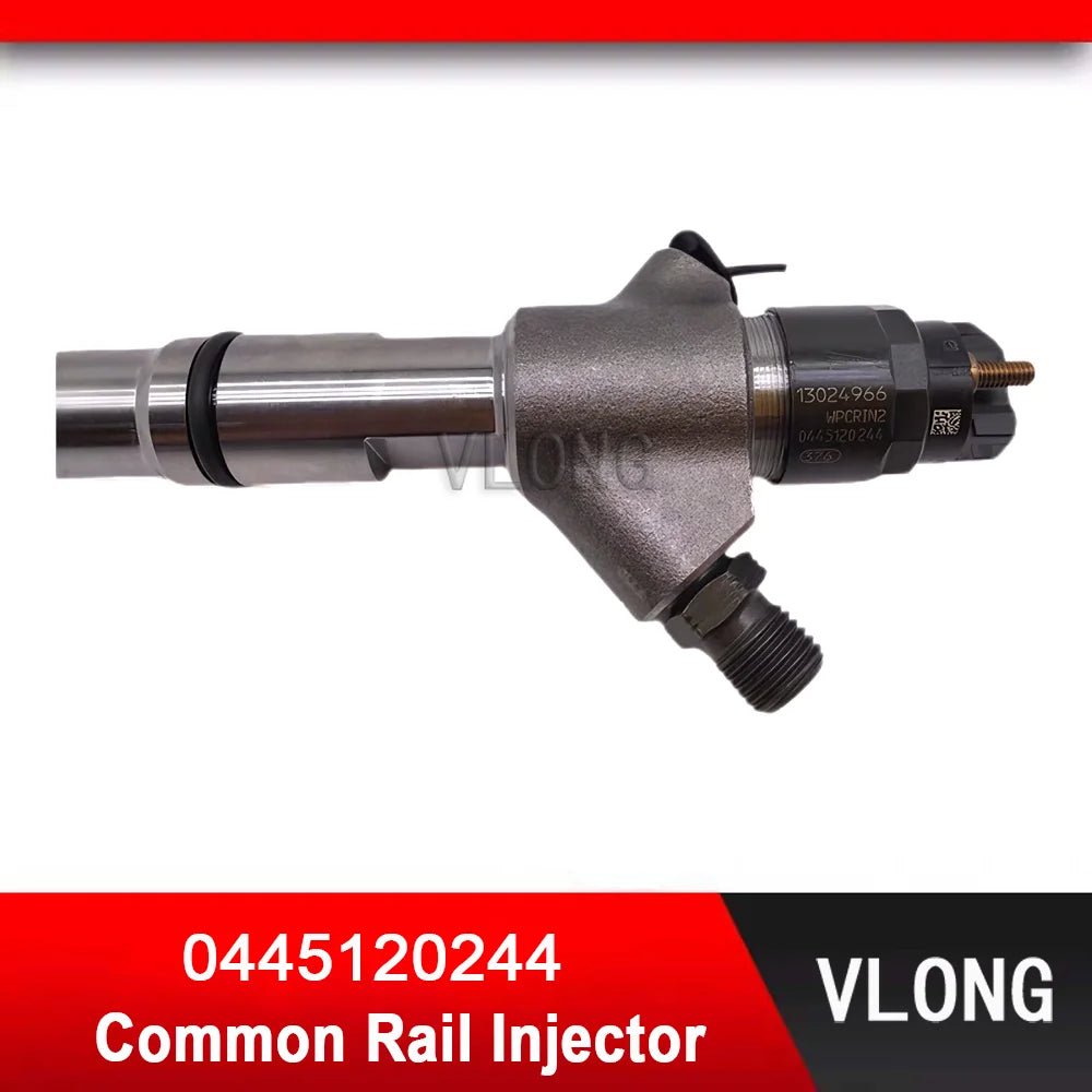 0445120244 Genuine New Diesel Fuel Injector for WEICHAI WP6 6.2L 170KW Engine Adapte Injector 0445120150 13024966 0 445 120 244