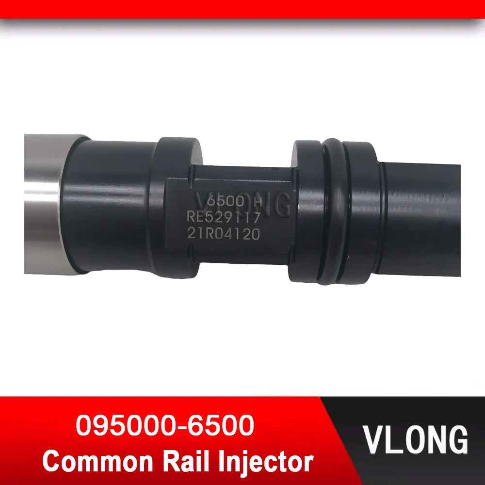 095000-6500 New Agricultural Machinery Common Rail Injector For John Deere S350 4.5L 4045 6.8L 6068 310K 1010D RE546782 RE529414