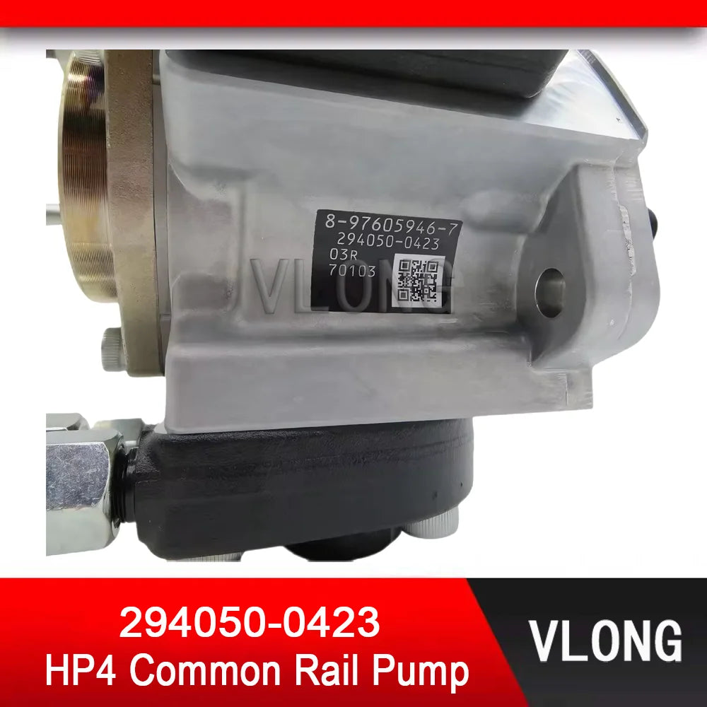 294050-0423 HP3 High Pressure Fuel Pump Assy 294050-0420 8-97605946-5 8-97605946-7 For ISUZU 6HK1 7.8L NPR NQR Common Rail Pump