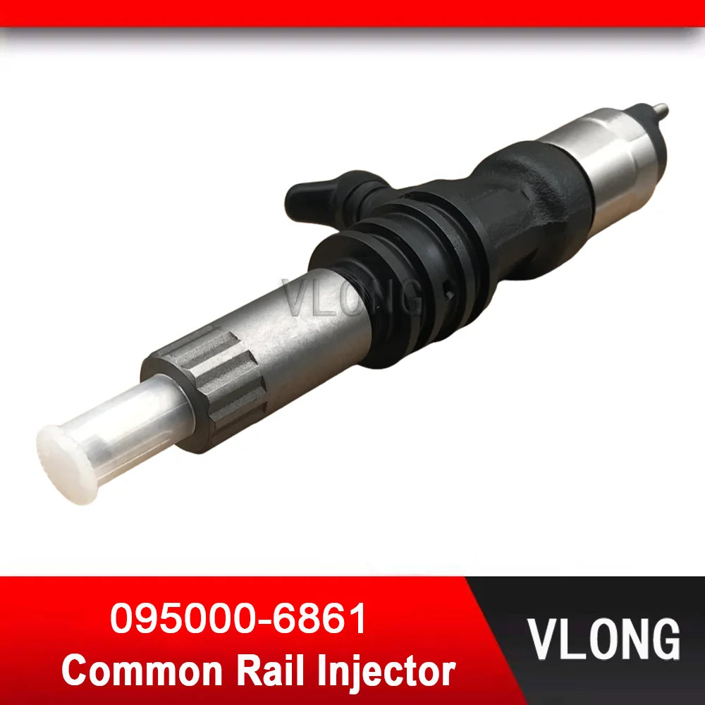 095000-6861 Common Rail Injector For Mitsubishi FUSO 6M60T FH/FK/FM Diesel Engine Fuel Injector ME304627 ME307086 095000-6860
