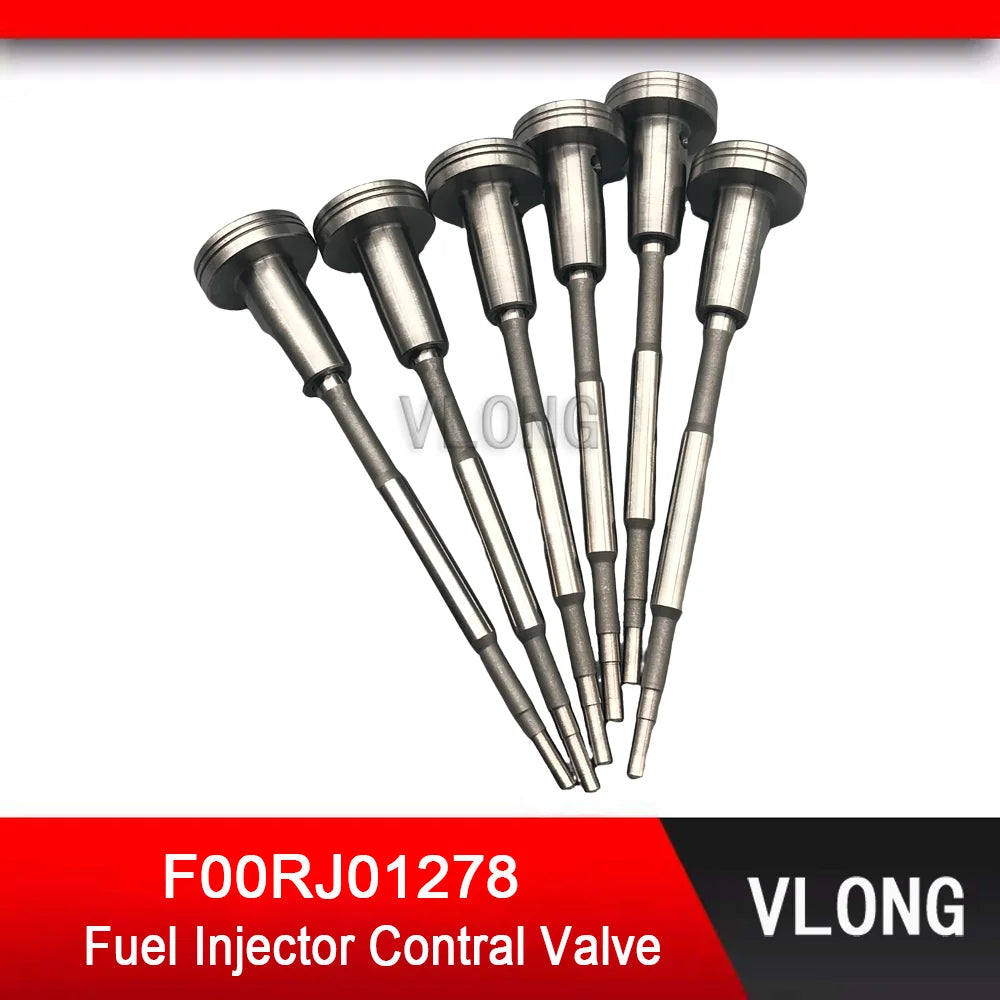 6PCS New F00RJ01278 Fuel Injector Control Valve For 0445120054 0445120057 0445120075 0445120346 0445120351 0445120409 Injector