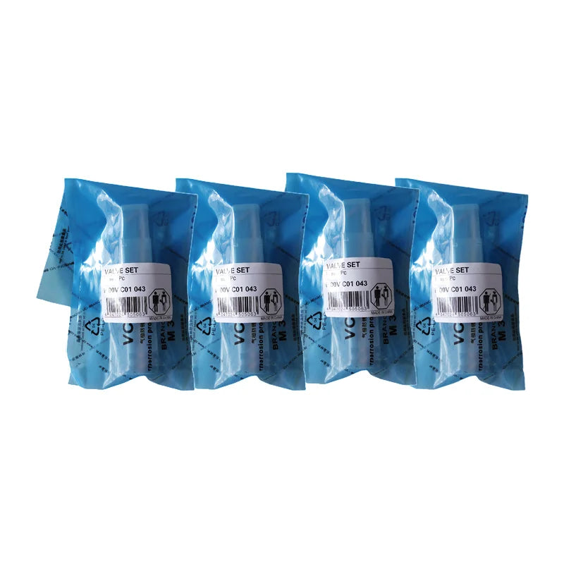 4PCS F00VC01043 Common Rail Valve For 525 2.5D 00-04 Excavator Diesel Fuel Injector 0445110039 0445110047 0445110048 0445110266