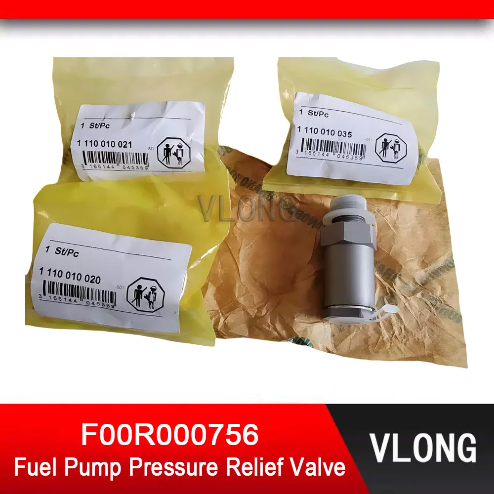 F00R000756 New Pump Pressure Relief Valve 1110010025 5001858409 4938005 3884350 For Cummins IVECO Renault Pressure Limiter Valve