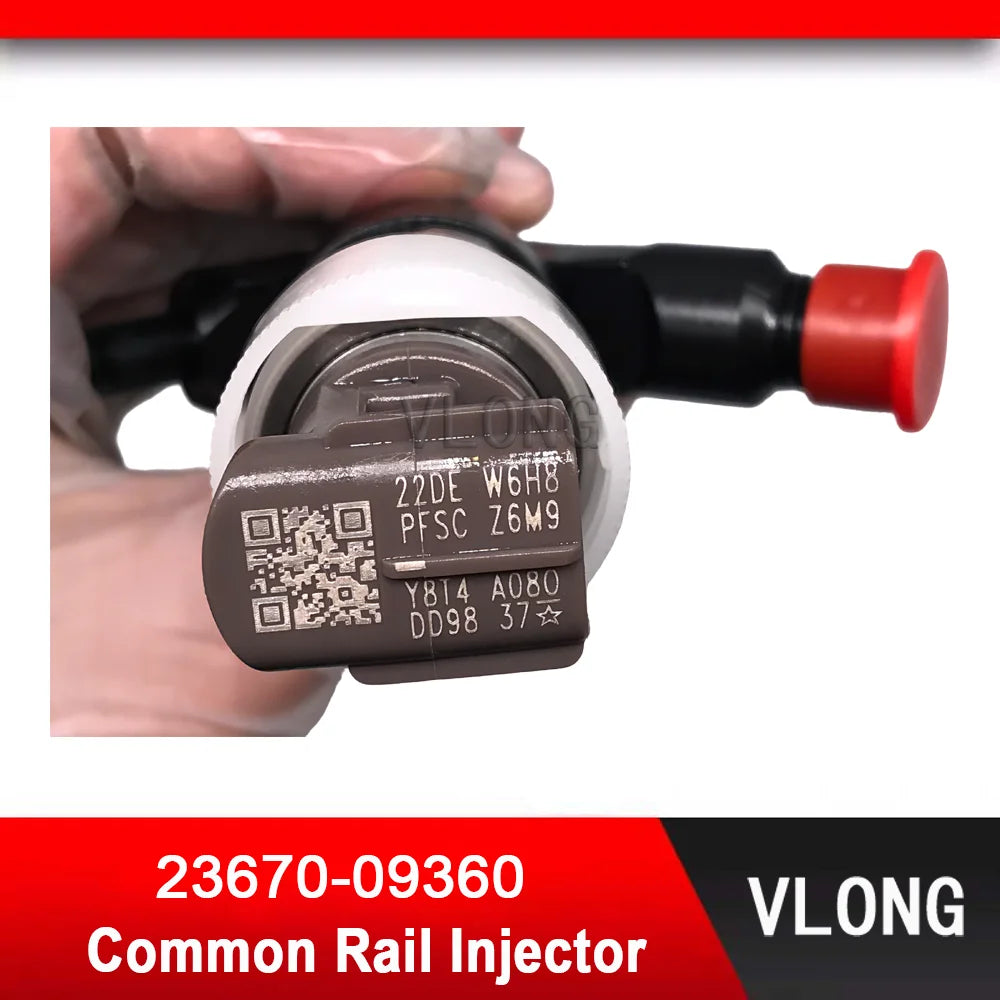 23670-09360 New Common Rail Injector For Toyota Hilux Hiace Vigo 3.0/2.5 D-4D 2KD-FTV Engine Diesel Fuel Injector 23670-0L090