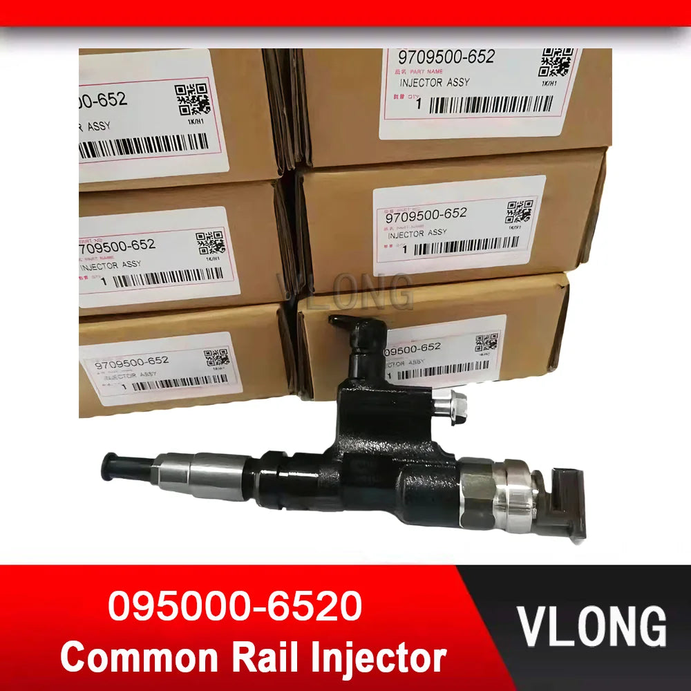 095000-6520 Common Rail Injector Assy For Hino Toyota Fuel Injector 095000-6520 9709500-652 23670-79026 23670-79027 23670-E0091