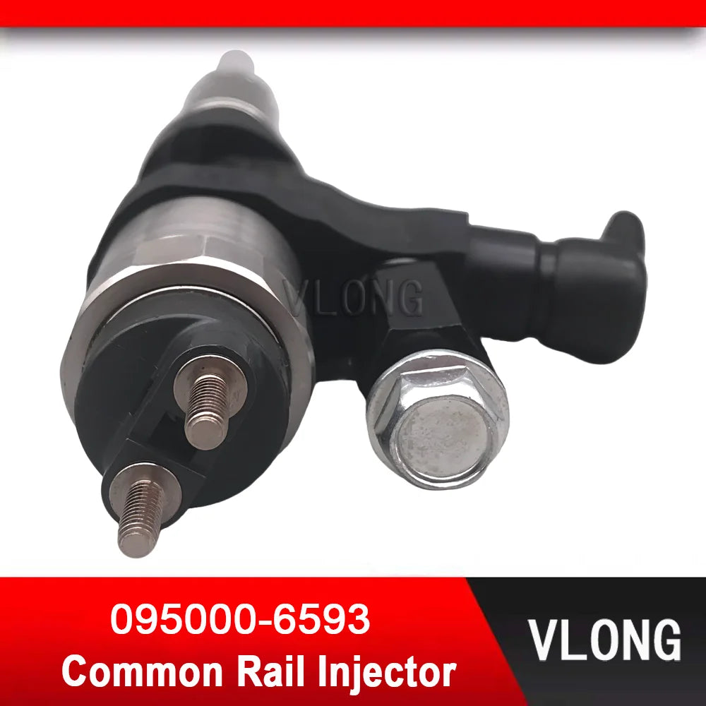 095000-6593 Excavator EFI Common Rail Injector For Kobelco SK300-8 SK330-8 SK350-8 Hino J08E Injector 23670-E0010 095000-6591