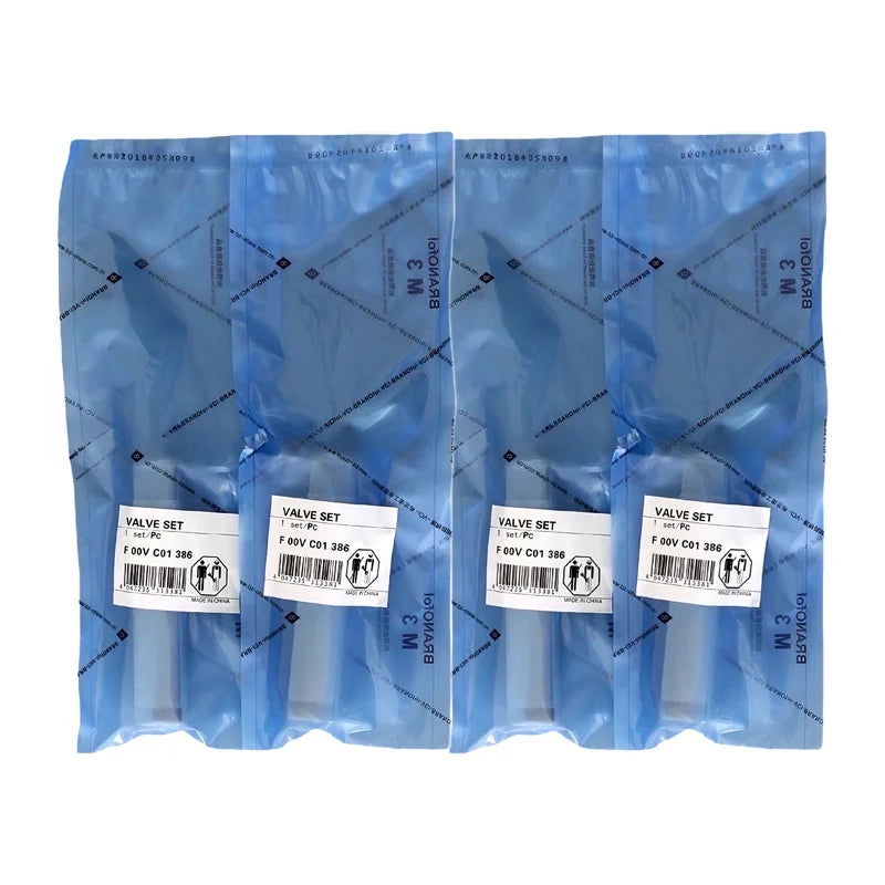 4PCS F00VC01386 Common Rail Valve Set For JAC Huatai 1.5L EU4 Diesel Fuel Injector 0445110386 0445110387 0445110388 0445110494