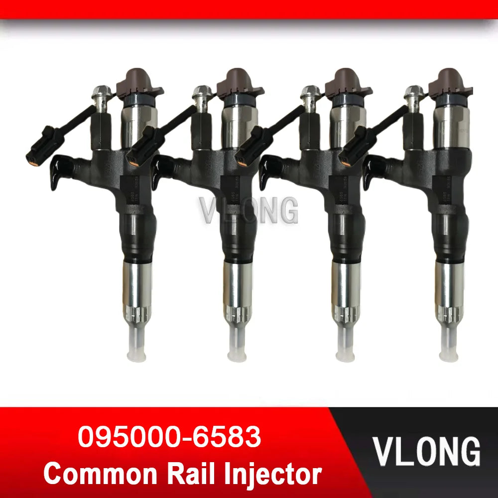095000-6583 New Excavator Parts EFI Common Rail Injector For HINO J08E 330PS Diesel Engine Fuel Injector 23670-E0320 095000-658#