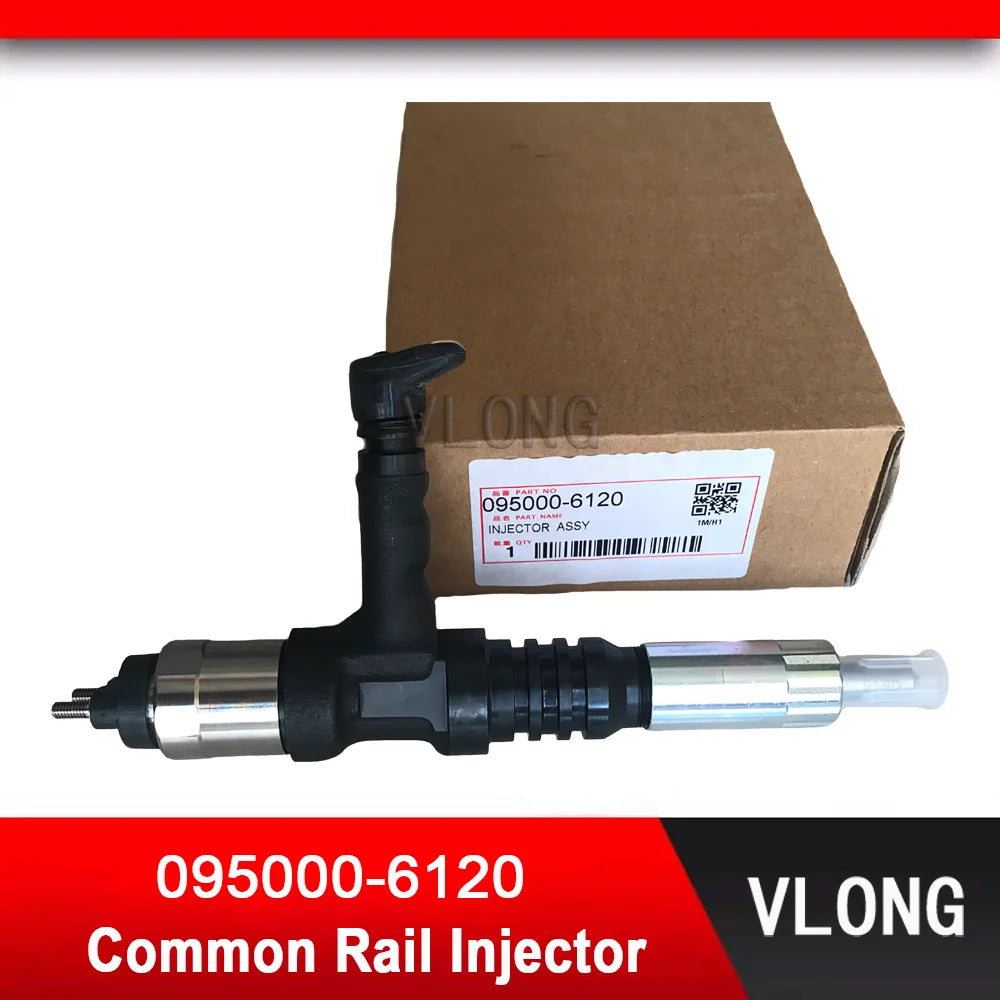 095000-6120 Excavator Injector For Komatsu PC600-8 PC650-8 PC700-8 6D140 SAA6D140E-5 Diesel Engine Fuel Injector 6261-11-3100
