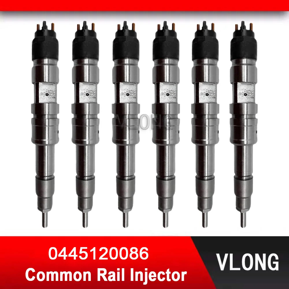 0445120086 Super Quality Diesel Nozzle 0986AD1005 0 445 120 086 WP12 612630090001 Common Rail Diesel Fuel Injector 0445120388