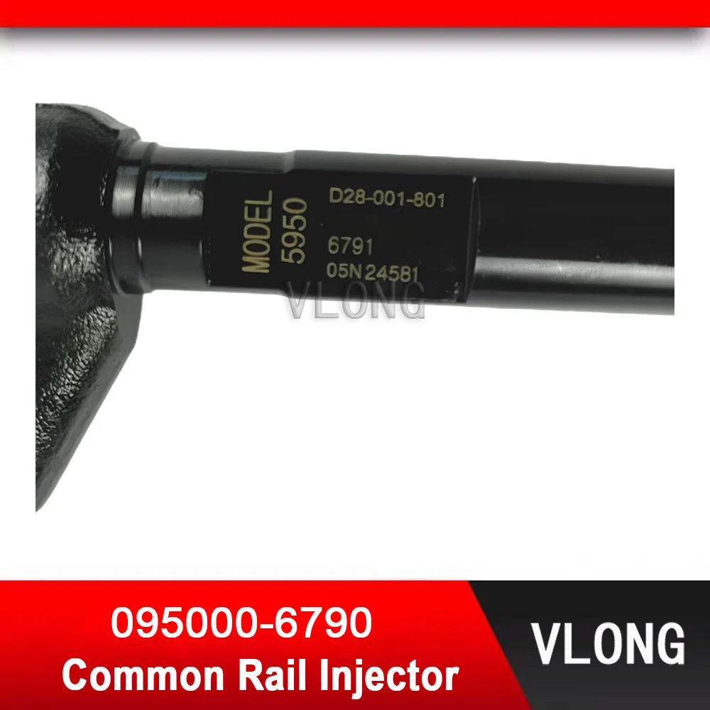 095000-6790 New Common Rail Injector For SDEC 9.0L SC9DK 6D114 Truck Eu3 Fuel Injector S0000021801 D28-001-801+C 095000-0881
