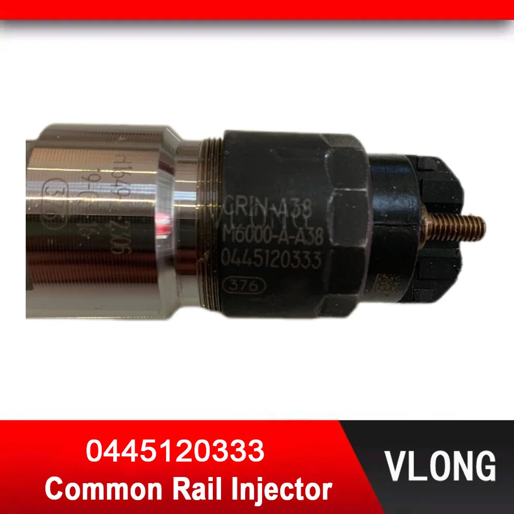 1PCS 0445120333 Super Quality New Common Rail Fuel Injector Assy For YUCHAI Power YC6MC M60001112100A38 0445120410 0445120160