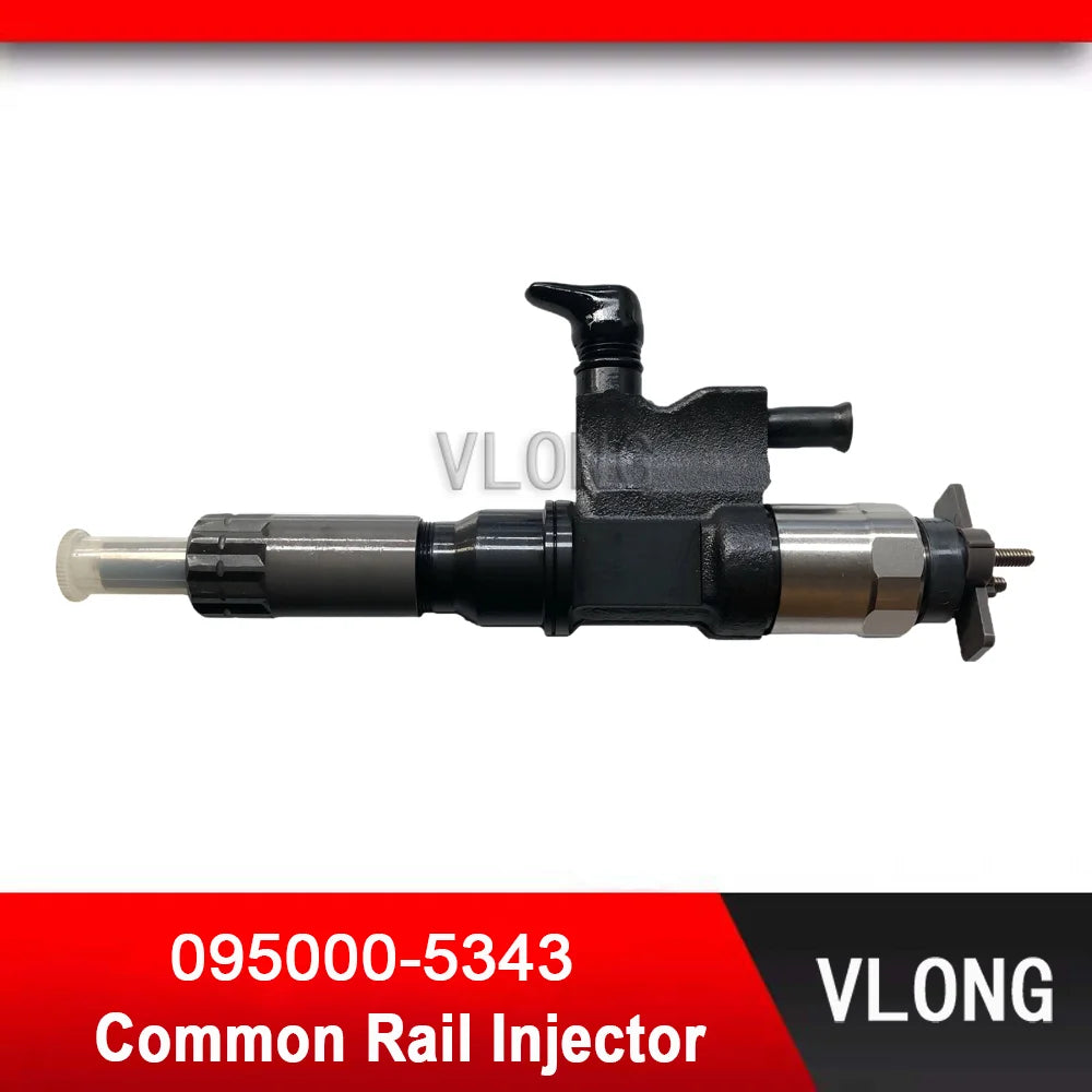 095000-5343 New Diesel Fuel Injector For ISUZU 6HK1 4HK1 Engine Sumitomo 230/350/450 Excavator Common Rail Injector 8-97602485-3