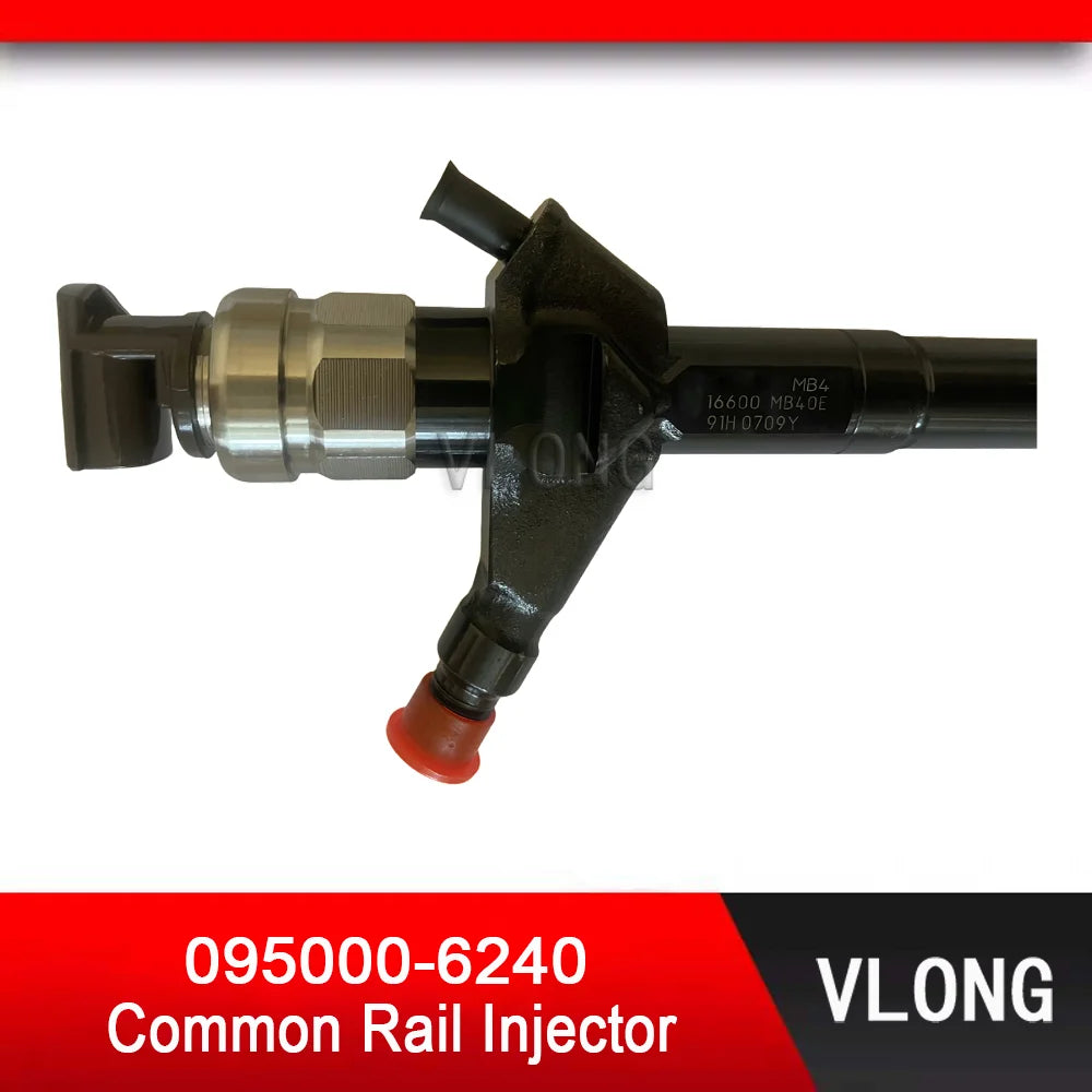 095000-6240 Common Rail Fuel Injector For NISSAN CABSTAR YD25 YD2K2 095000-624# 095000-6243 16600-VM00A 16600-VM00D 16600-MB400