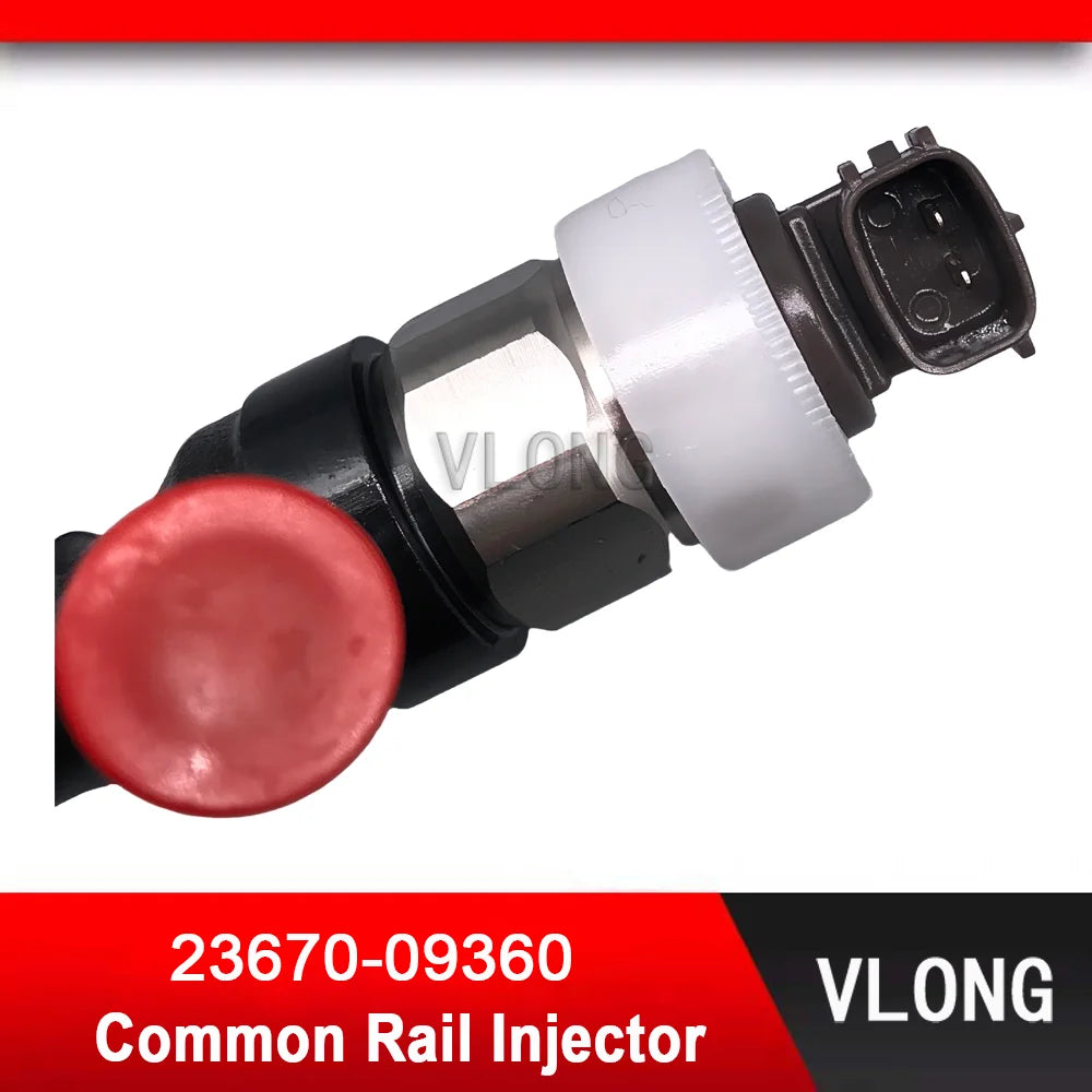 23670-09360 New Common Rail Injector For Toyota Hilux Hiace Vigo 3.0/2.5 D-4D 2KD-FTV Engine Diesel Fuel Injector 23670-0L090