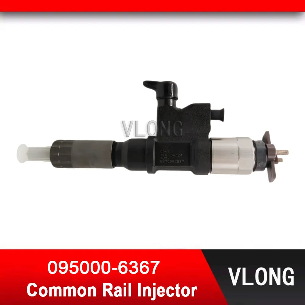 095000-6367 Fuel Injector For Excavator ZX450-3 ZX650-3 ZX200-3 ZX300-3 ISUZU 4HK1 6HK1 8-98160061-6 095000-6366 8-98160061-7