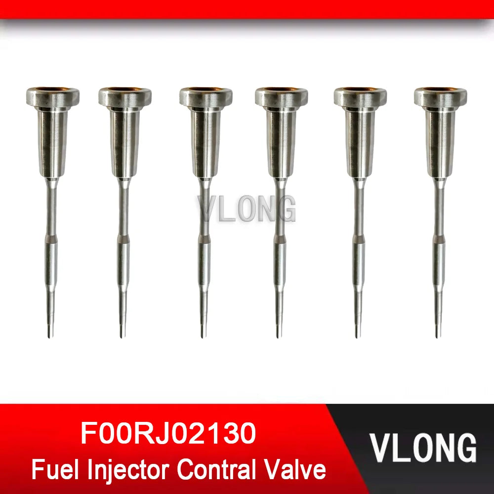 6PCS F00RJ02130 New Common Rail Injector Control Valve For 0445120123 0445120238 0445120255 0445120212 0445120059 Fuel Injector