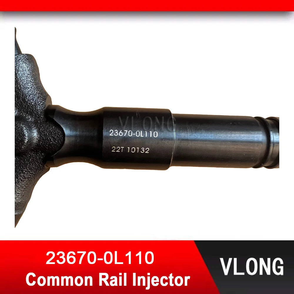 23670-0L110 Pickup Common Rail Injector For TOYOTA Hilux Dyna Hiace VIGO 1KD/2KD 2.5L G3 Fuel Injector 23670-30400 295050-0460