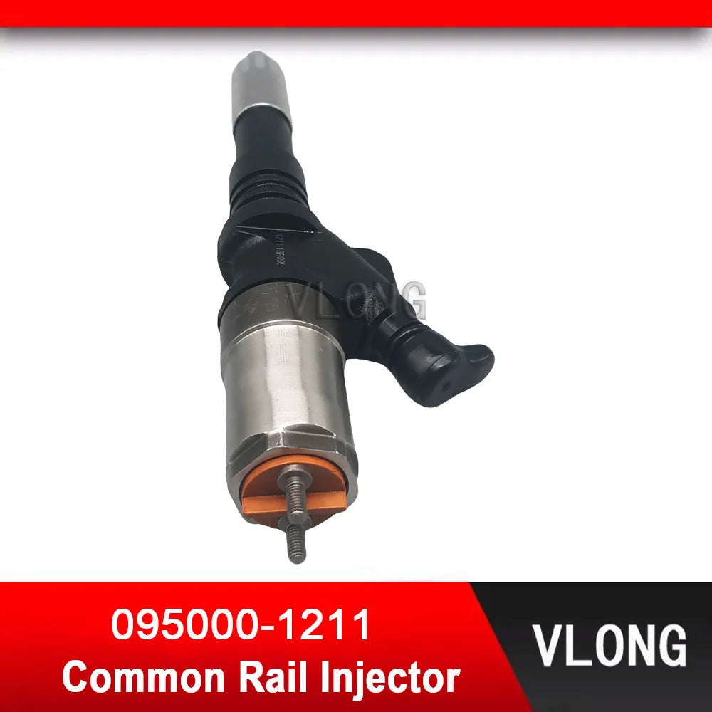 095000-1211 New Fuel Injector For KOMATSU Excavator PC400-7 PC450-7 SA6D125E 6D125 Diesel Engine WA470-5 Injector 6156-11-3300