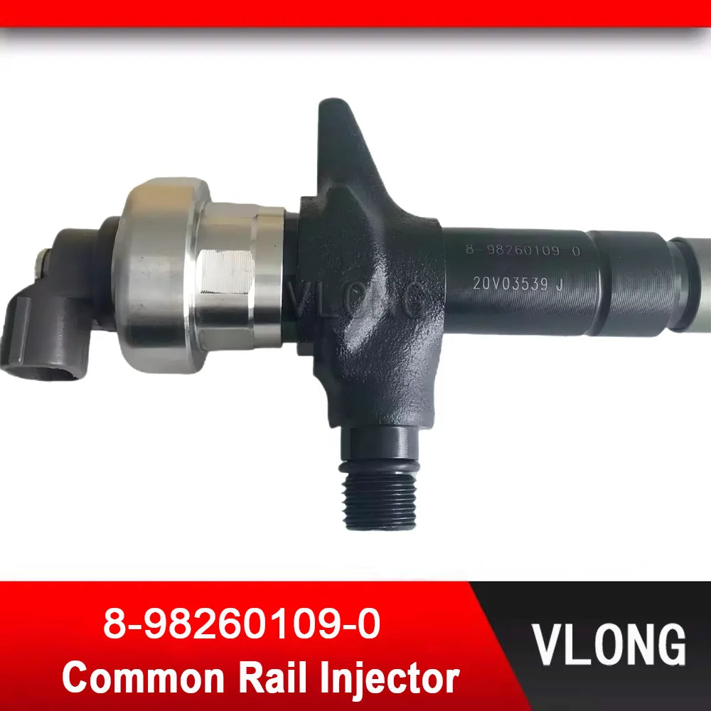 8-98260109-0 New Common Rail Diesel Injector For ISUZU D-Max 4JK1 2.5L Euro5 Fuel Injector 8-98159583-1 295050-1900 295050-0910