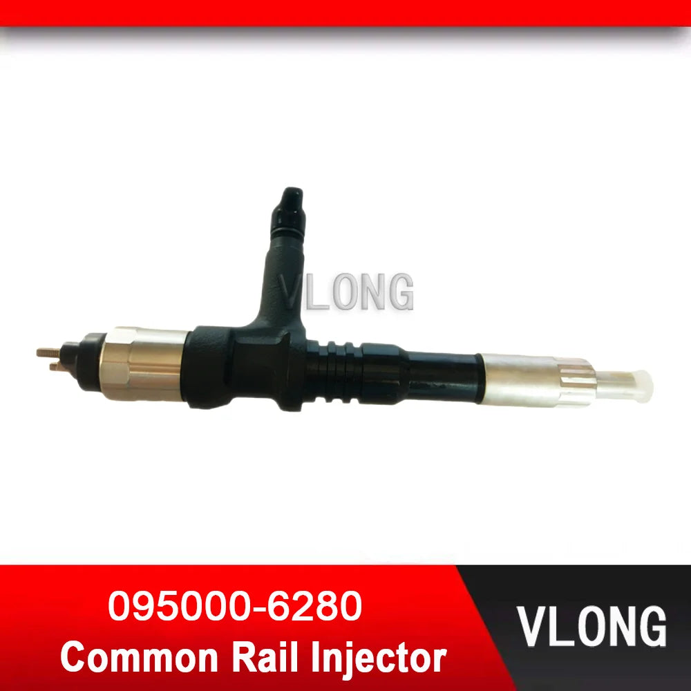 095000-6280 Common Rail Injector For Komatsu Excavator PC450-8 SAA6D170E-5 HD785-7 WA900-3 Engine Fuel Injector 6219-11-3100