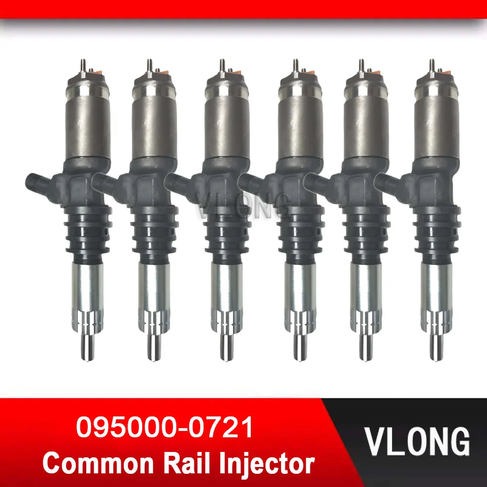 095000-0721 New Common Rail Injector For MITSUBISHI 6M60 6M60T 095000-1180 095000-0720 095000-0722 9709500-072 ME300290 ME300331