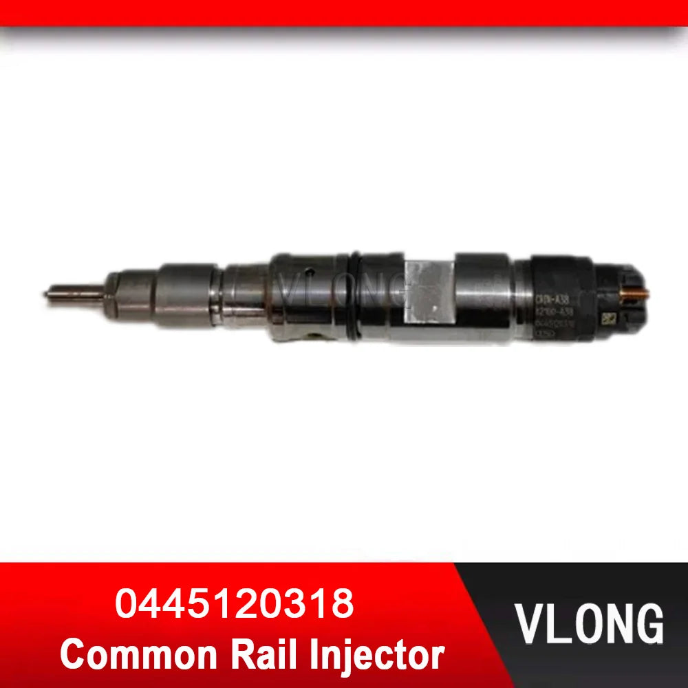 0445120318 Diesel Engine Common Rail Fuel Injector 0 445 120 318 K2100-1112100-A38 K21001112100A38 For YUCHAI YC6MK YC6K EUR4