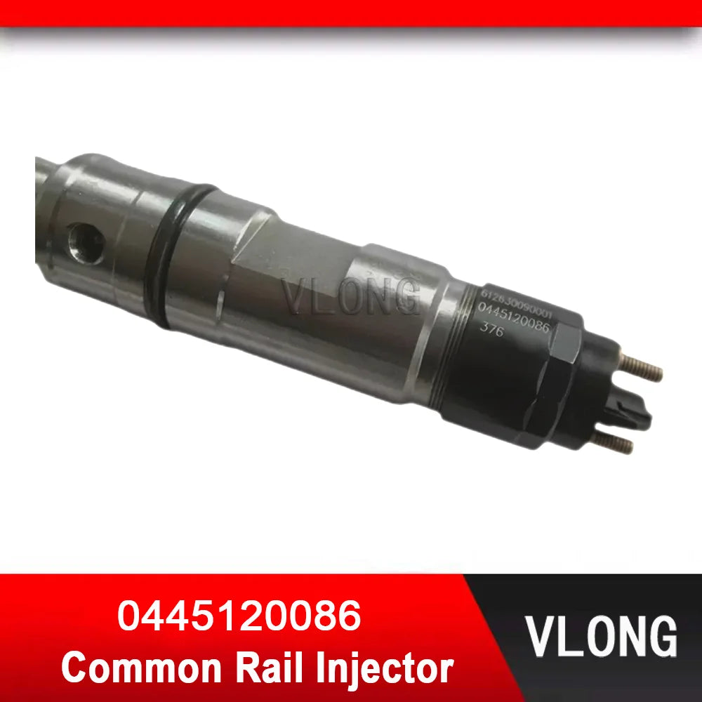 0445120086 Super Quality Diesel Nozzle 0986AD1005 0 445 120 086 WP12 612630090001 Common Rail Diesel Fuel Injector 0445120388
