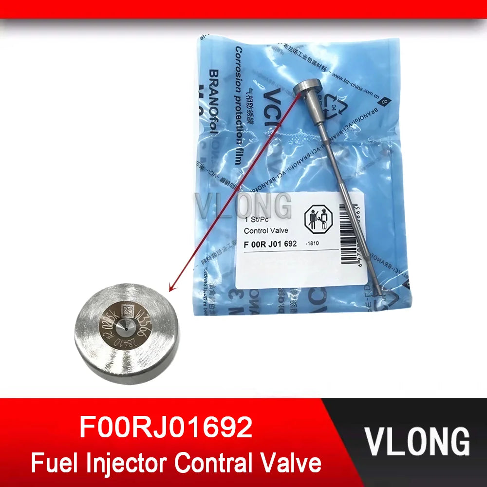 6PCS F00RJ01692 Common Rail Injector Control Valve For Weichai WP6 Fuel Injector 0445120 081/107/129/130/149/150/169/170/191
