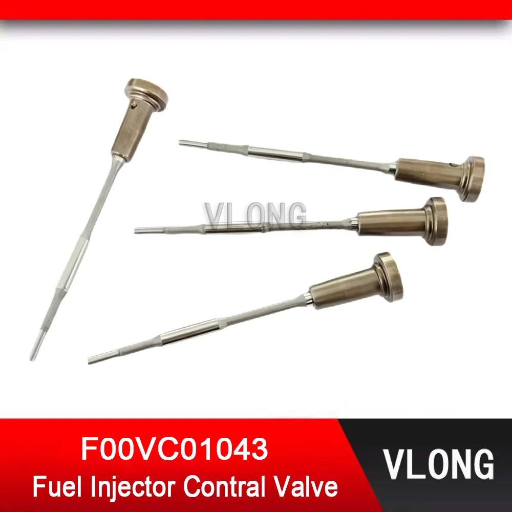 4PCS F00VC01043 Common Rail Valve For 525 2.5D 00-04 Excavator Diesel Fuel Injector 0445110039 0445110047 0445110048 0445110266
