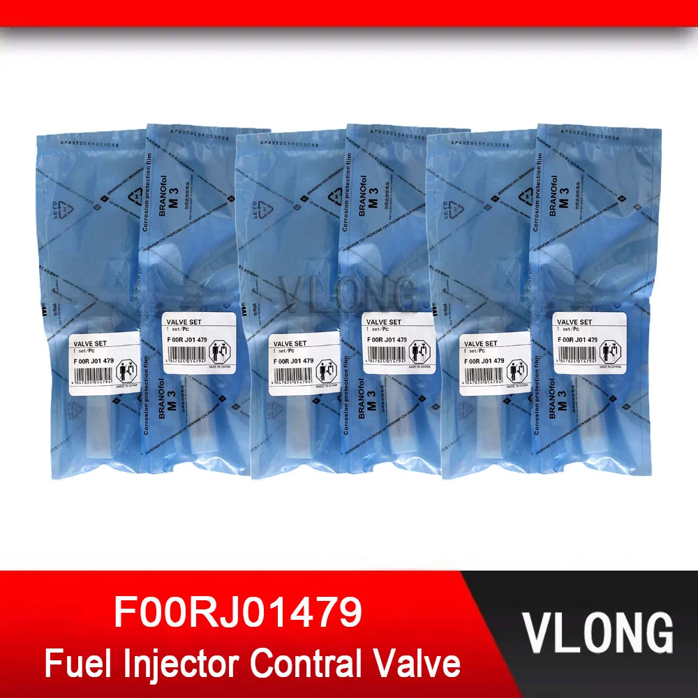 6PCS F00RJ01479 Fuel Injector Control Valve FOORJ01479 F OOR J01 479 For VOLVO Diesel Common Rail Injector 0445120067 0445120066