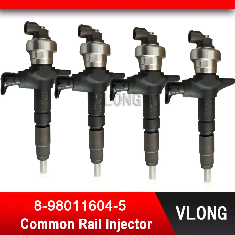 8-98011604-5 Common Rail Injector For ISUZU D-MAX Rodeo 4JJ1 3.0L Fuel Injector 8980116040 8980116045 095000-6980 8-98011604-0