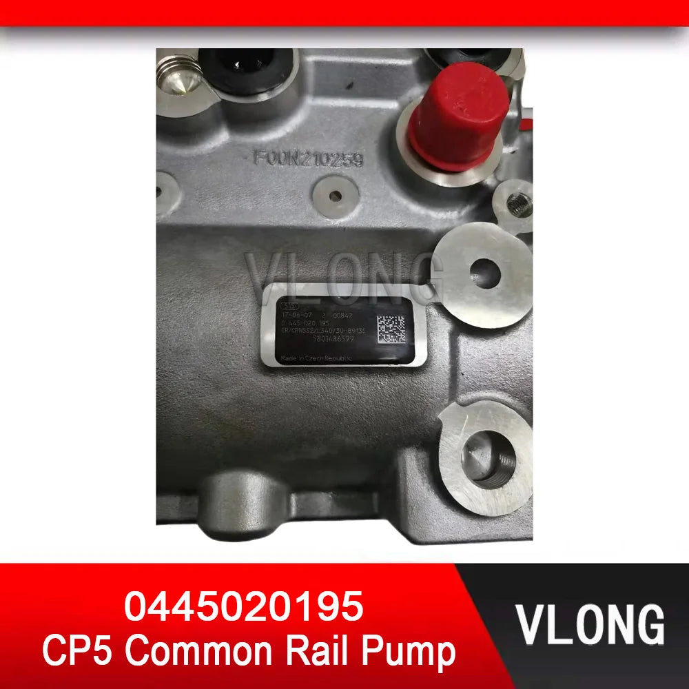 0445020195 CP5 High Pressure Fuel Pump 0986437512 0 445 020 195 Excavator Oil Pump Assy For Iveco Stralis Trakker New Holland T9