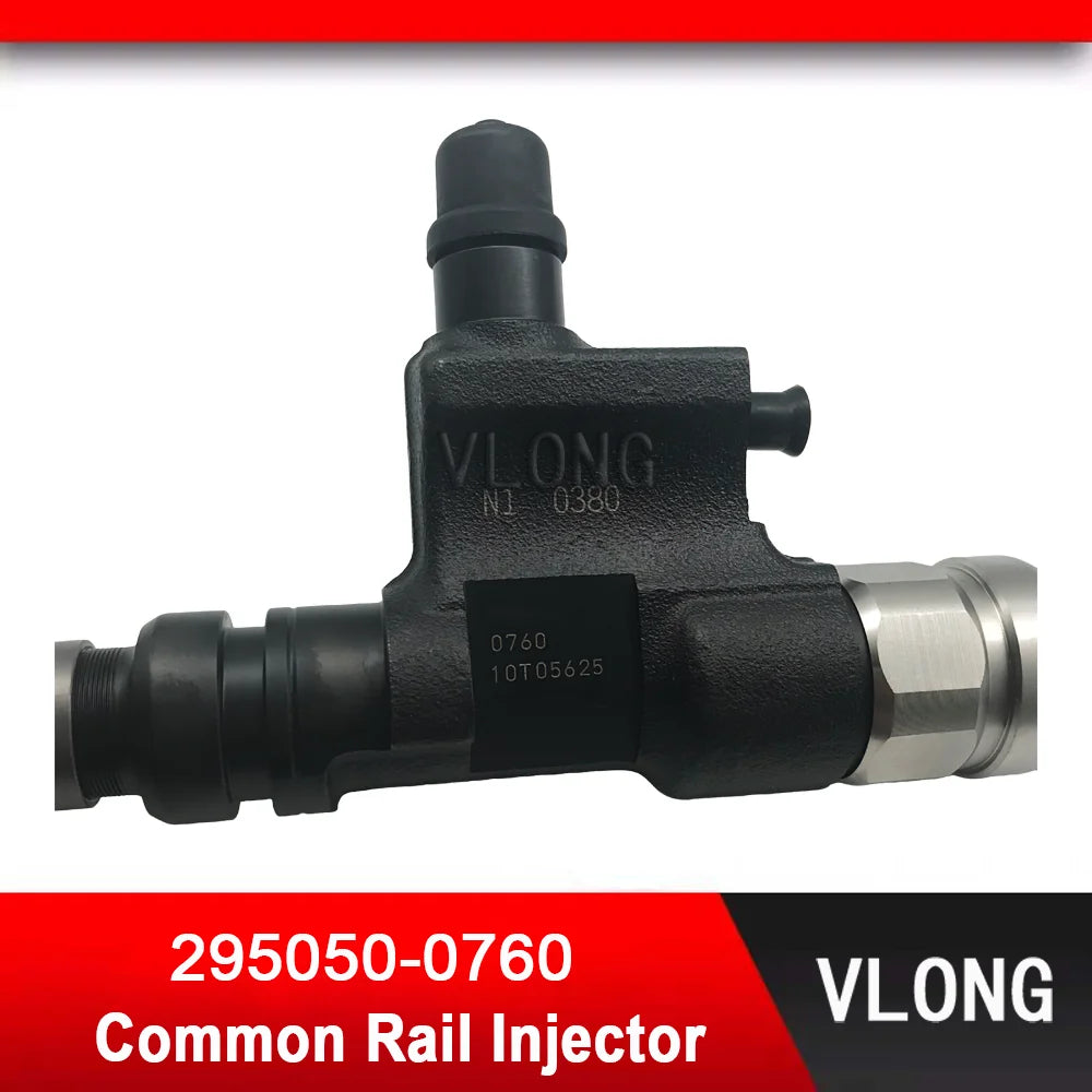 295050-0760 Common Rail Injector For HINO N04C Truck Dutro 300 Series Diesel Fuel Injector 23670-E9260 295050-3330 23670-E0380