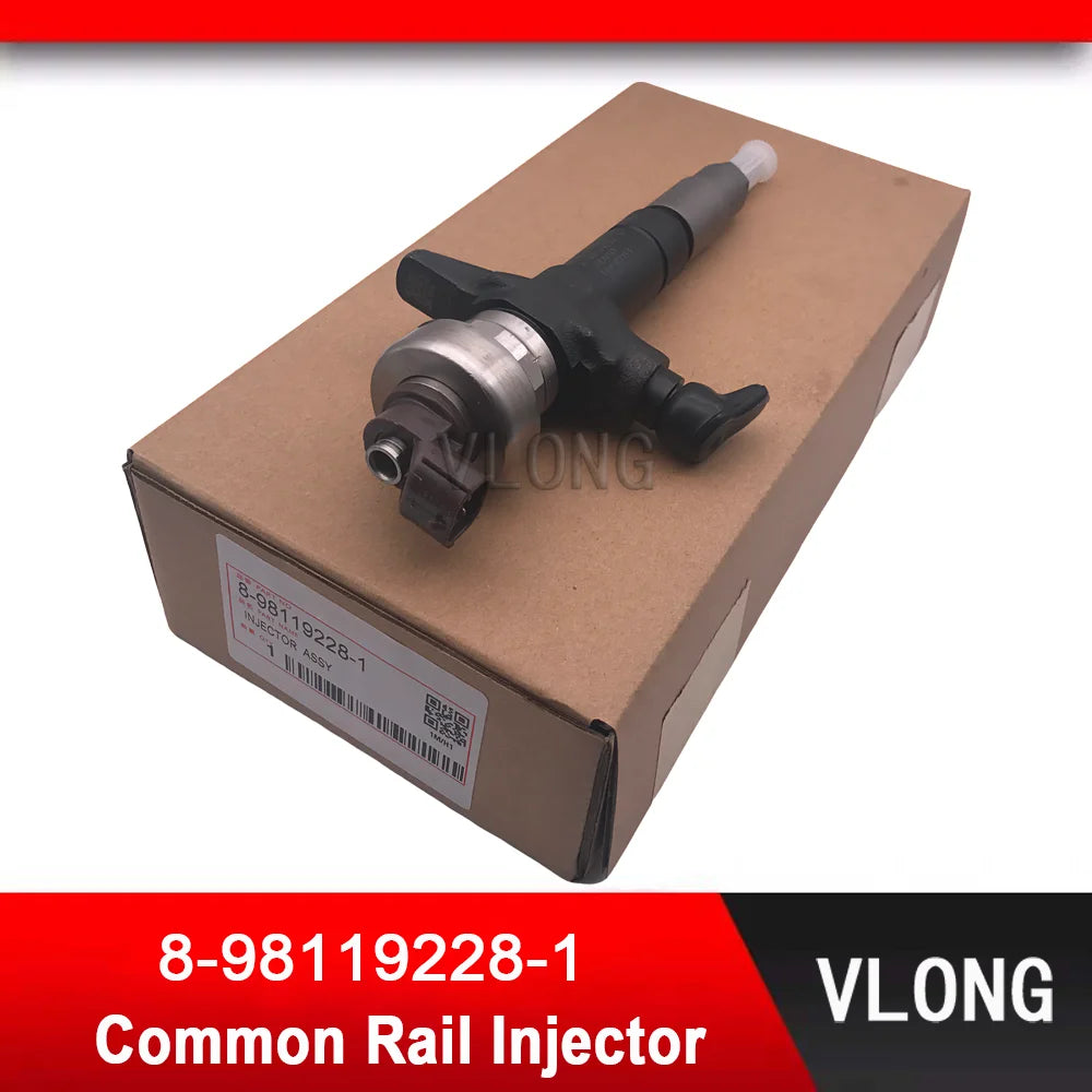 095000-8370 Durable Common Rail Diesel Fuel Injector For ISUZU 4JJ1 4JK1 Diesel Engine 8-98119228-0 8-98119228-3 8-98119228-1