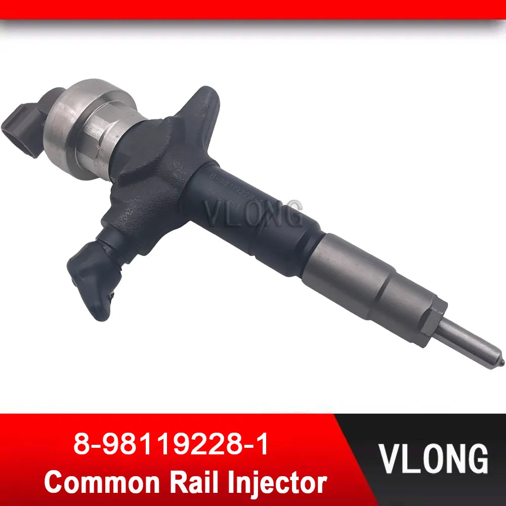 095000-8370 Durable Common Rail Diesel Fuel Injector For ISUZU 4JJ1 4JK1 Diesel Engine 8-98119228-0 8-98119228-3 8-98119228-1