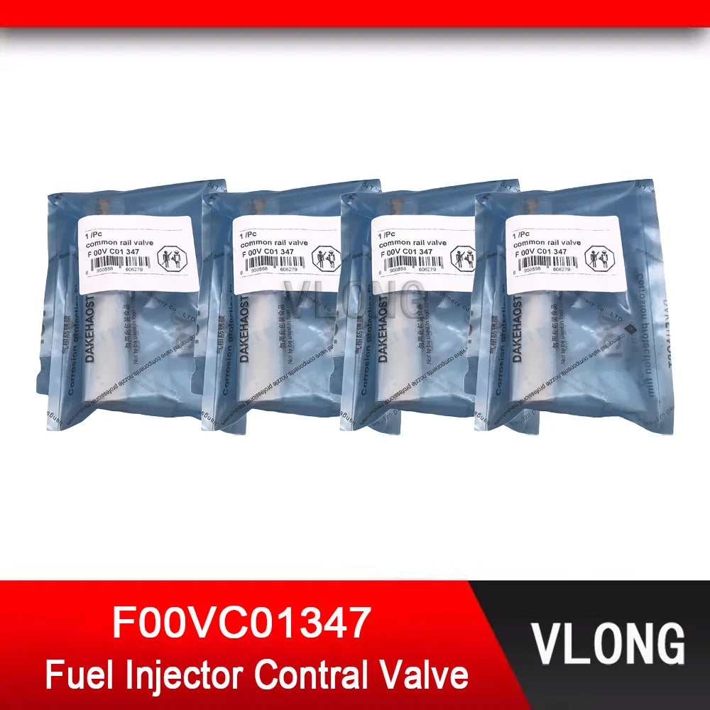 4PCS F00VC01347 Common Rail Injector Valve Set For Hyundai Kia 1.5 1.6 0445110255 0445110256 0445110319 0445110727 0986435152