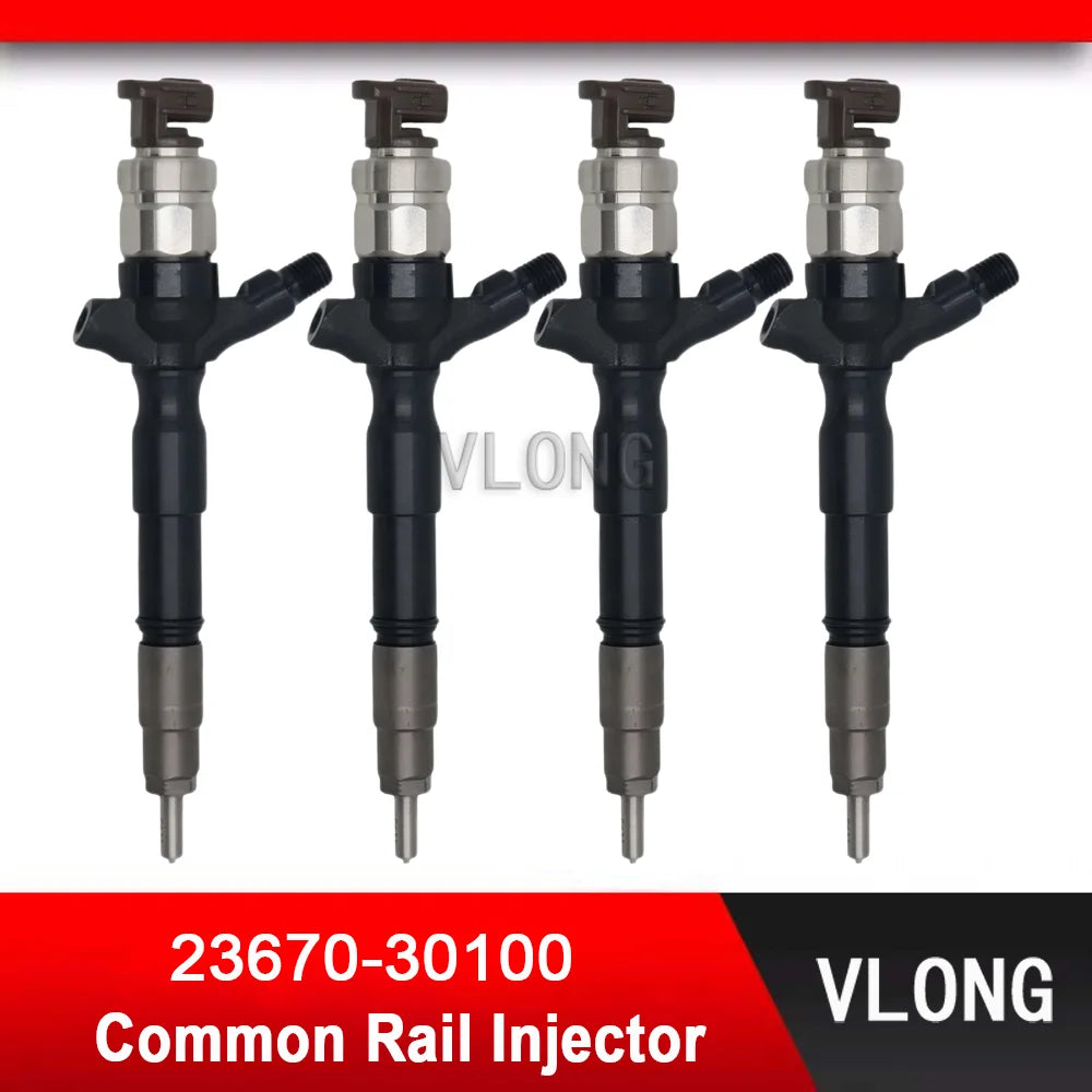 New Pickup Diesel Fuel Injector Assy For Toyota Hilux Hiace Vigo 1KD 2KD-FTV Engine Common Rail Injector 095000-7390 23670-30100