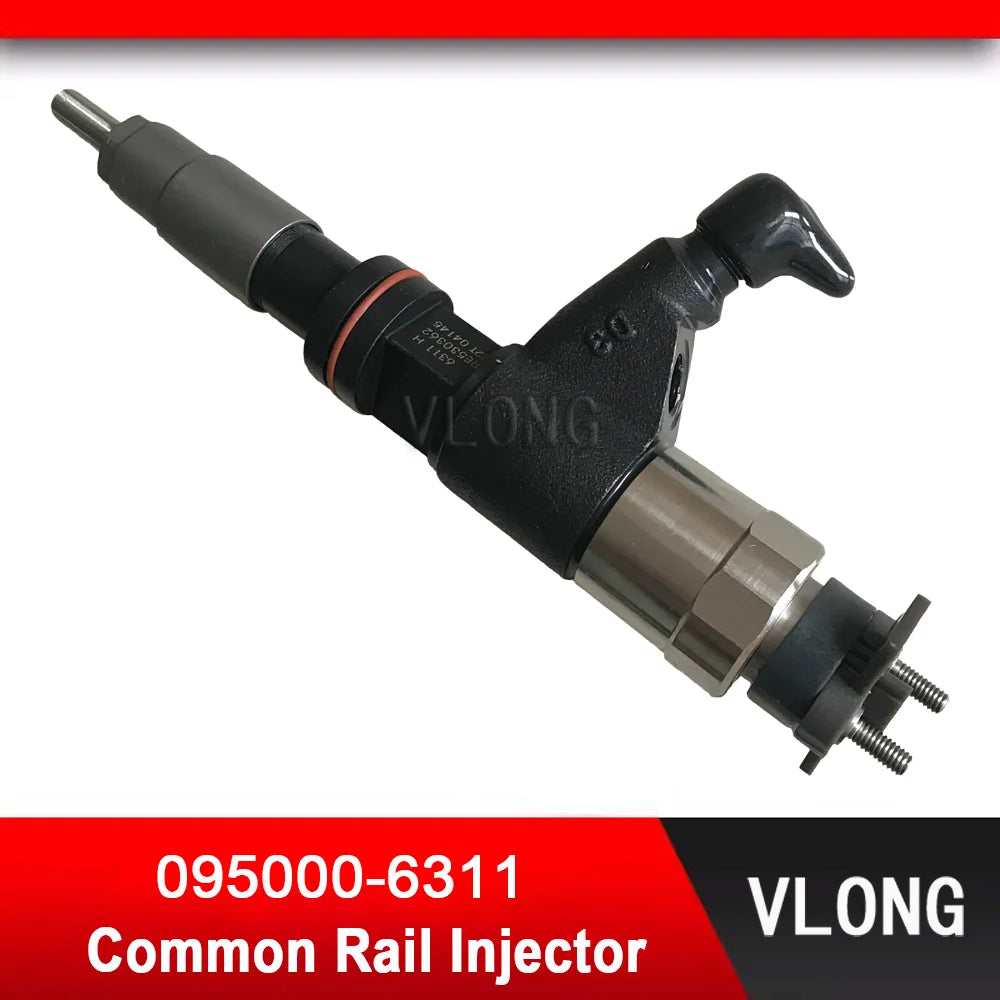 095000-6311 Genuine Excavator Diesel Fuel Injector For JOHN DEERE 6830SE 4.5L Common Rail Injector DZ100212 095000-6312 RE530362