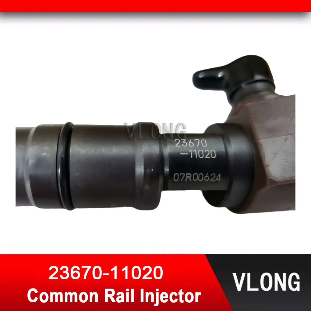 23670-11020 New Common Rail Injector For Toyota Fortuner Hilux Revo 2.8L 1GD Fuel Injector 23670-0E020 23670-09430 295700-0512