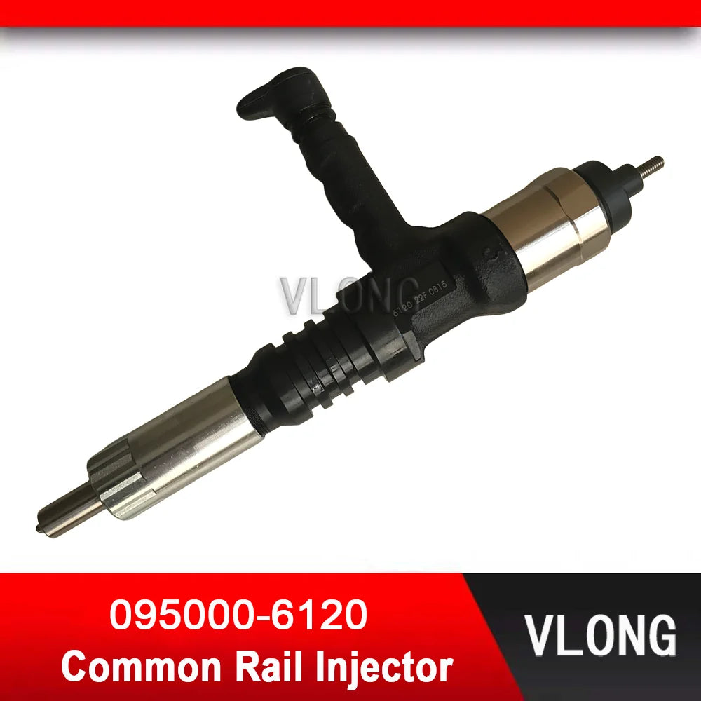 095000-6120 Excavator Injector For Komatsu PC600-8 PC650-8 PC700-8 6D140 SAA6D140E-5 Diesel Engine Fuel Injector 6261-11-3100