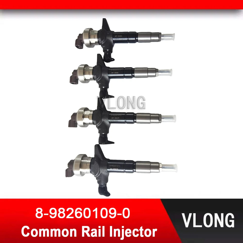 8-98260109-0 New Common Rail Diesel Injector For ISUZU D-Max 4JK1 2.5L Euro5 Fuel Injector 8-98159583-1 295050-1900 295050-0910