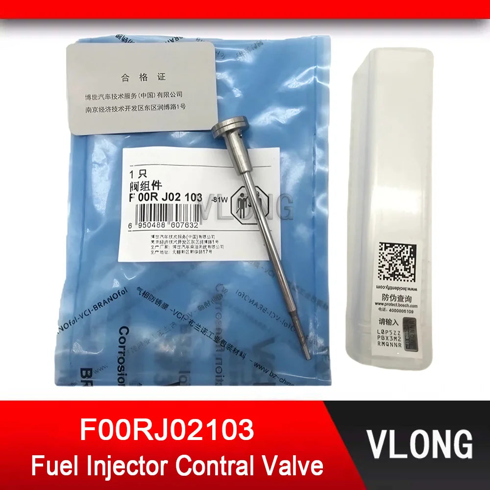 6PCS F00RJ02103 Fuel Injector Control Valve For YUCHAI LE815 YE0833 Diesel Injector 0445120134 0445120297 0445120372 0445120426