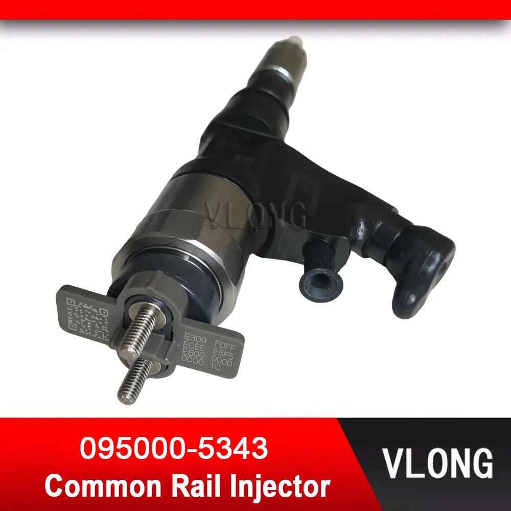 095000-5343 New Diesel Fuel Injector For ISUZU 6HK1 4HK1 Engine Sumitomo 230/350/450 Excavator Common Rail Injector 8-97602485-3