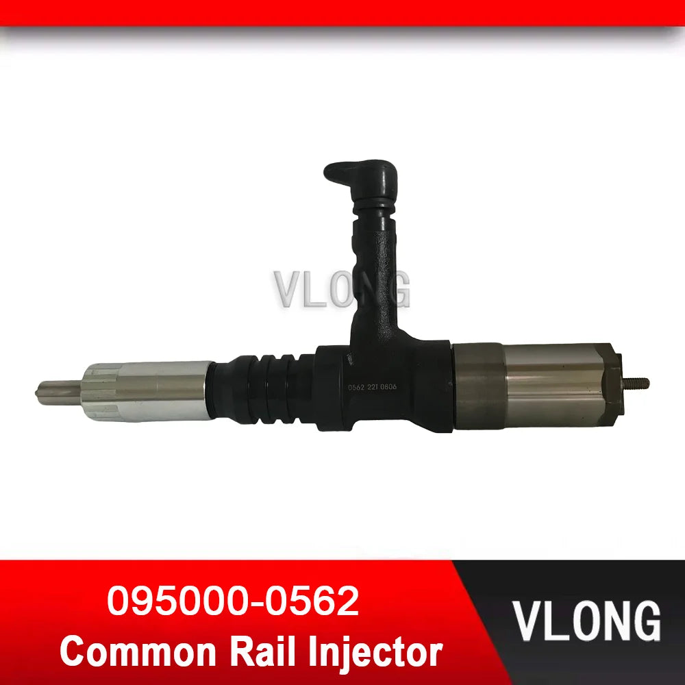 Fuel Injector For Komatsu Excavator PC200-7 PC300-7 PC400-7 PC450-8 PC600-6 WA500-6 Engine Injector 095000-0562 6218-11-3100