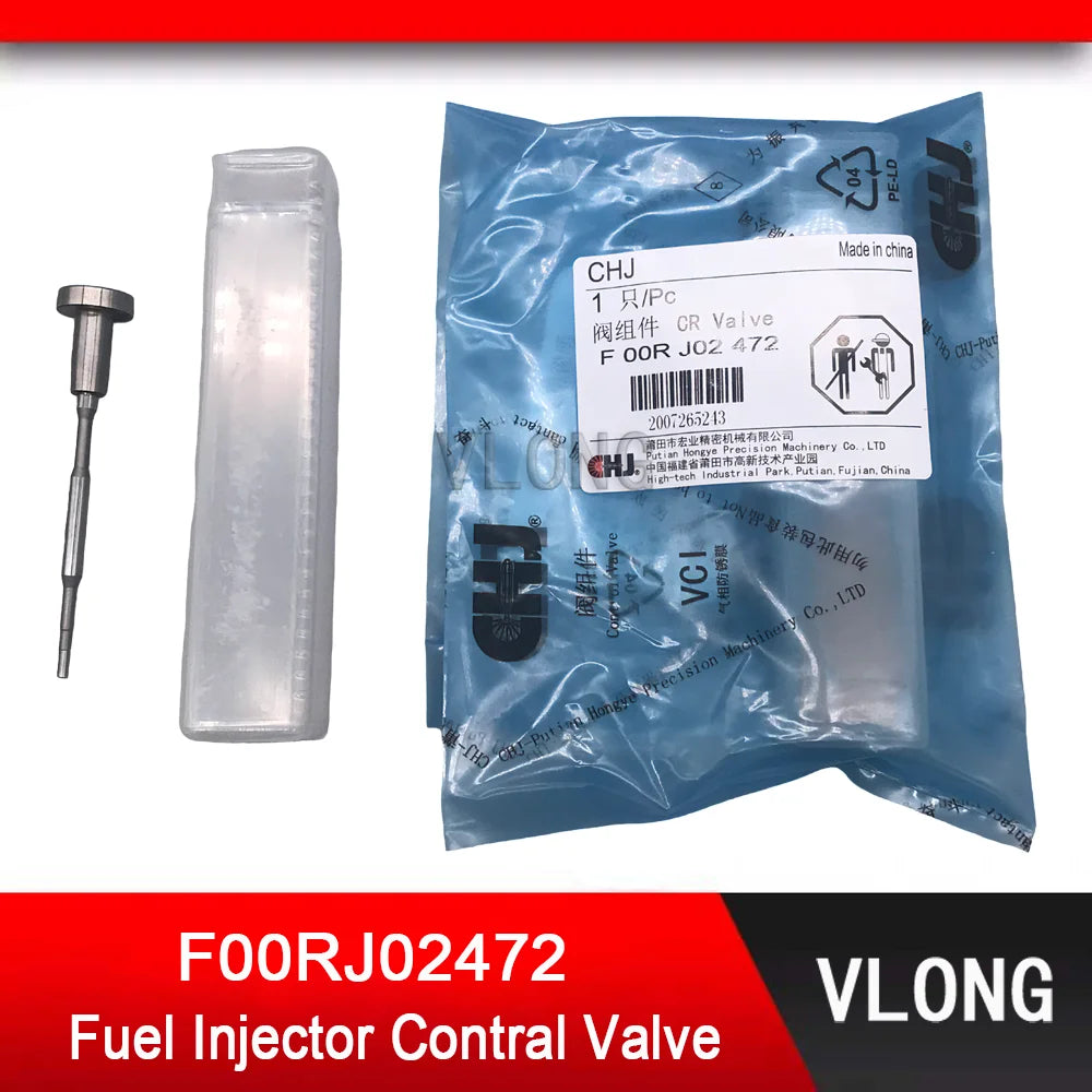 6PCS F00RJ02472 Common Rail Injector Control Valve For MAN Truck Injector 0445120347 0445120348 0445120516 0445120329 0445120383
