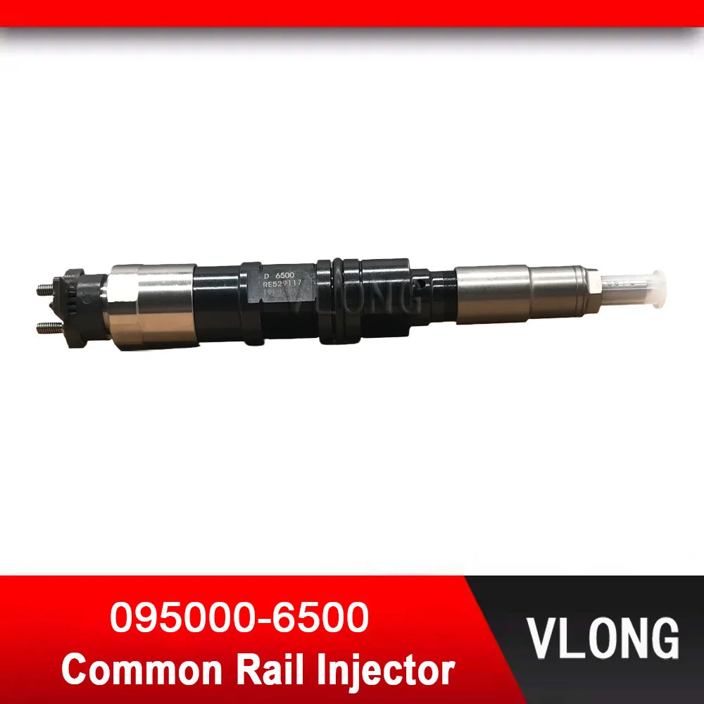 095000-6500 New Agricultural Machinery Common Rail Injector For John Deere S350 4.5L 4045 6.8L 6068 310K 1010D RE546782 RE529414
